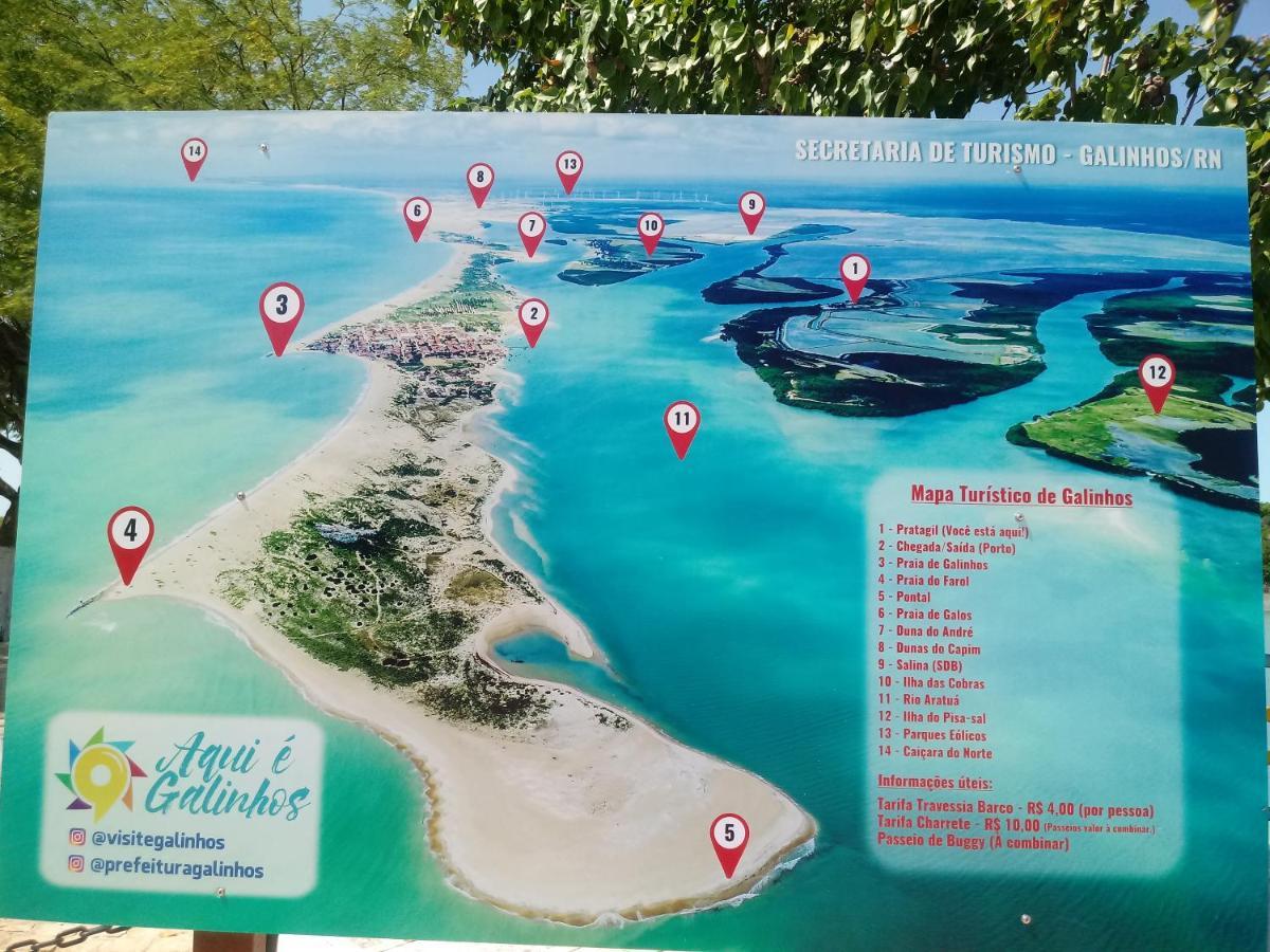 Pousada Chale Mar Rio Galinhos Ngoại thất bức ảnh